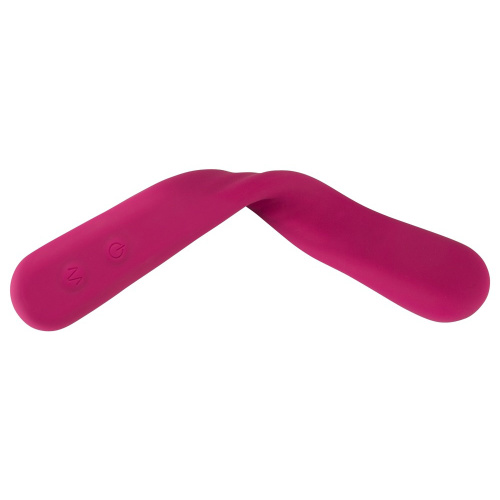 Couples Choice Flexible - Гибкий двухсторонний силиконовый вибратор, 18.2х2.9 см